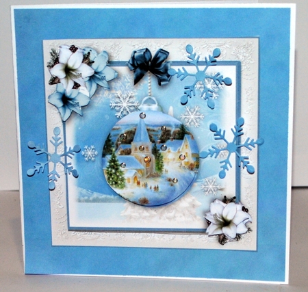winter church bauble by Kristina Norbat