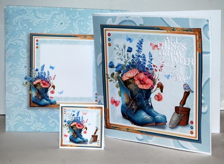 The Blue Garden Boot by Kristina Norbat