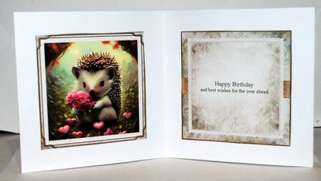 Hedgehog and Roses mini kit by Kristina Norbat
