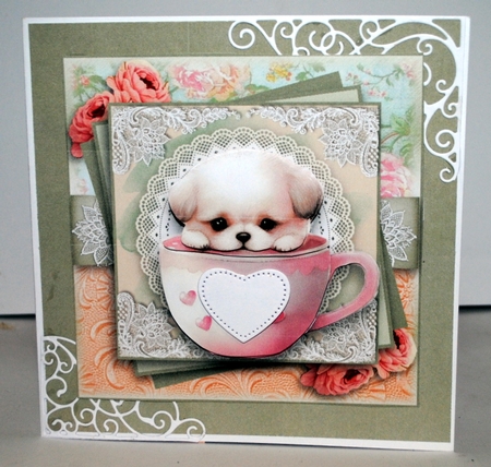 Pup In a cup  by Kristina Norbat