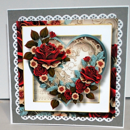 Gorgeous Vintage Heart 1 by Kristina Norbat