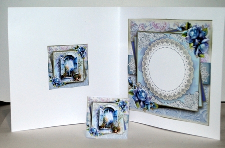 An arched floral window by Kristina Norbat