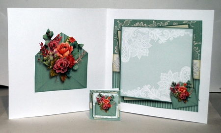 Envelope bouquet by Kristina Norbat