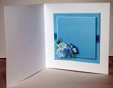 Flowers at the Window - Decoupage Card Mini Kit by Kristina Norbat