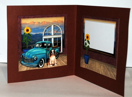 Male  Card Vintage Car Mini Kit by Kristina Norbat
