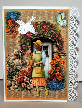 Tending the flowers A5 by Kristina Norbat