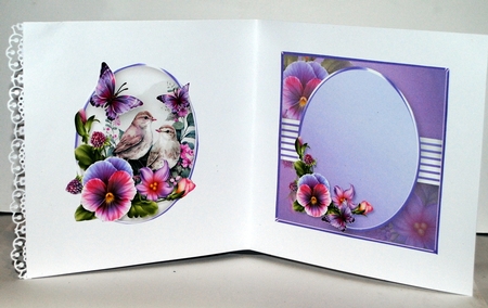 Birds in Spring - Decoupage Card Mini Kit by Kristina Norbat