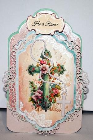 The Meaning of Easter 1 - Upright Z-fold Tag Card Mini Kit by Kristina Norbat