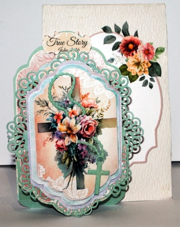 The Meaning of Easter 3 - Upright Z-fold Tag Card Mini Kit by Kristina Norbat