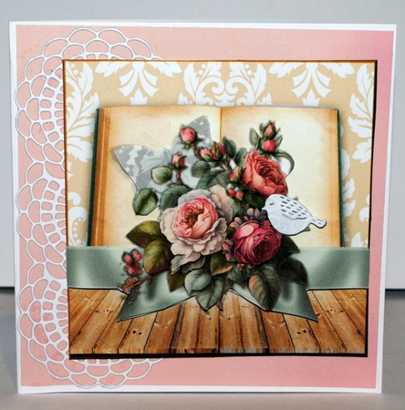 Vintage Book& Roses Mini Kit by Kristina Norbat