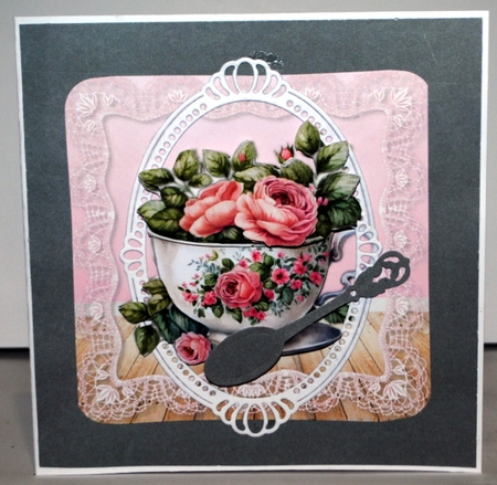 Victorian Teacup & Roses Mini Kit by Kristina Norbat