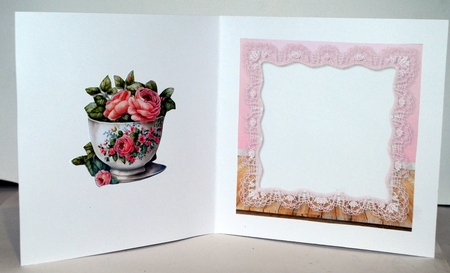 Victorian Teacup & Roses Mini Kit by Kristina Norbat