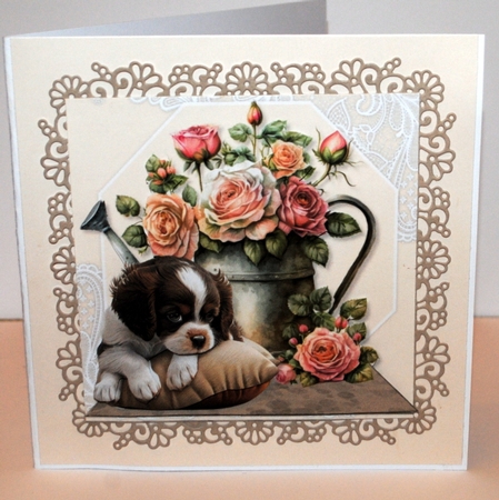 VintagePuppy & Wateringcan Mini Kit by Kristina Norbat