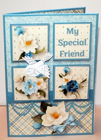 Magnolias - Squares Card Mini Kit by Kristina Norbat