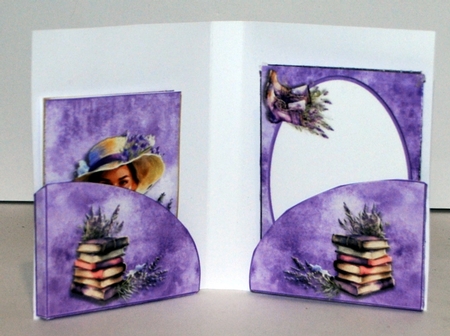 Lavender Notelets Kit by Kristina Norbat