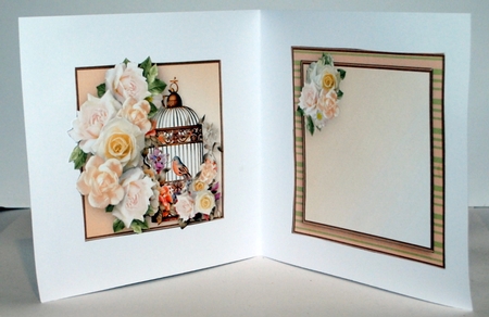 Birdcage - Decoupage Card Mini Kit by Kristina Norbat
