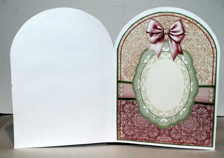 Floral Bell Jar 5x7 Shaped Mini Page Kit by Kristina Norbat