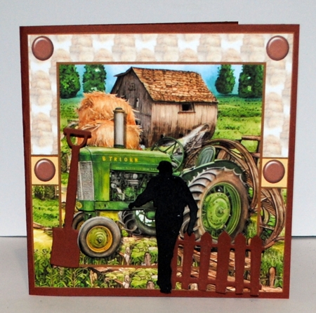 The little green tractor by Kristina Norbat