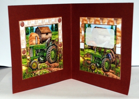 The little green tractor by Kristina Norbat