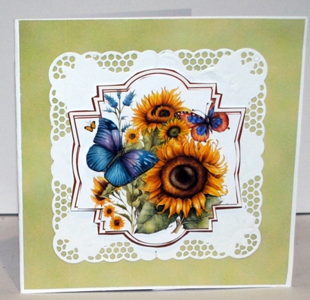 Sunflowers and butterfly toppers by Kristina Norbat