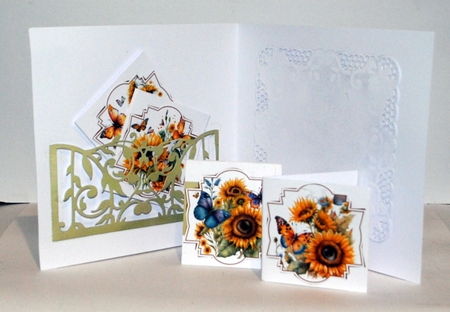 Sunflowers and butterfly toppers by Kristina Norbat