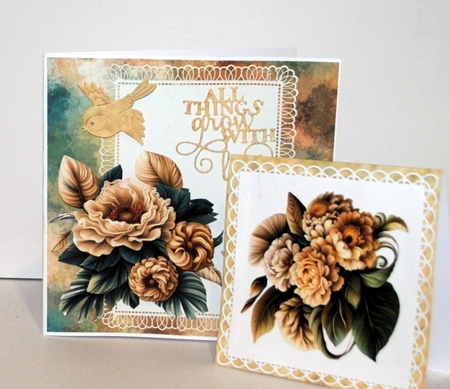 AI CU Light Brown Flowers by Kristina Norbat