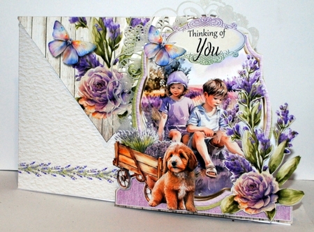 Lavender Bliss 3 XL Shaped Card Kit by Kristina Norbat
