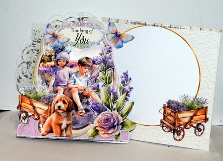Lavender Bliss 3 XL Shaped Card Kit by Kristina Norbat