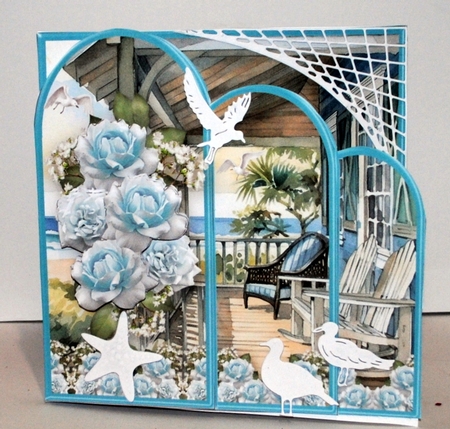 Beach House - Triple Arch Card Mini Kit by Kristina Norbat