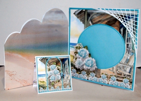 Beach House - Triple Arch Card Mini Kit by Kristina Norbat