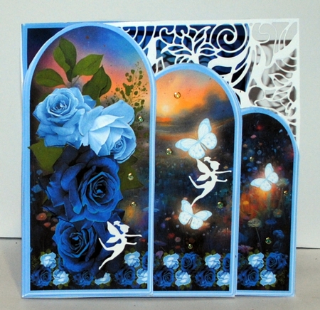 Sunset Meadow - Triple Arch Card Mini Kit by Kristina Norbat