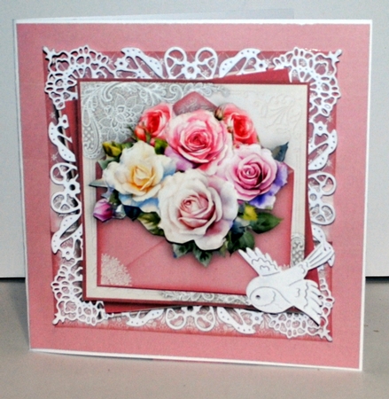 Stuffed With Roses Envelope by Kristina Norbat