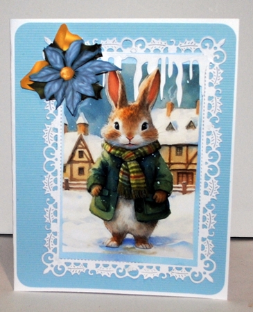 Cute winter bunnies by Kristina Norbat