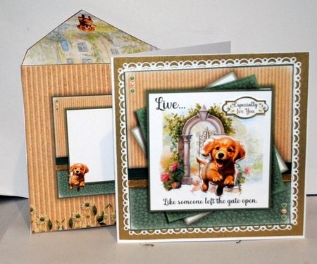 The Gate Is Open! (Golden Retriever) by Kristina Norbat
