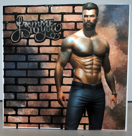 AI CU Beautiful Muscular Man by Kristina Norbat