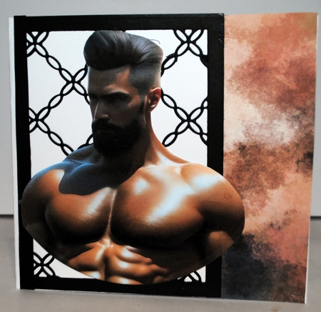 AI CU Beautiful Muscular Man by Kristina Norbat