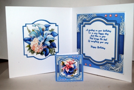 8x8 Mini Kit, Gorgeous Calla Lillys and Hydrangeas  by Kristina Norbat