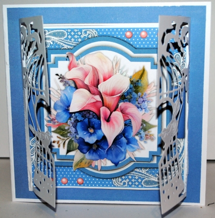 8x8 Mini Kit, Gorgeous Calla Lillys and Hydrangeas  by Kristina Norbat