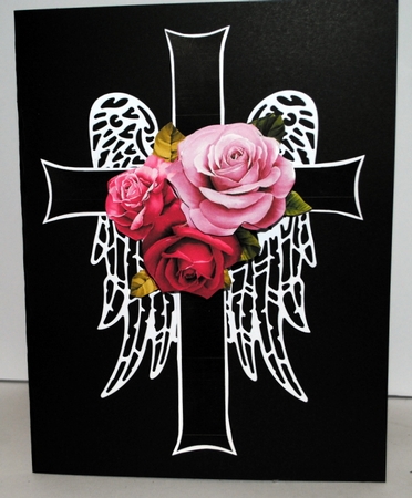 Cross silhouette 1 by Kristina Norbat