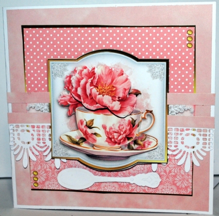 Teacups and flowers by Kristina Norbat