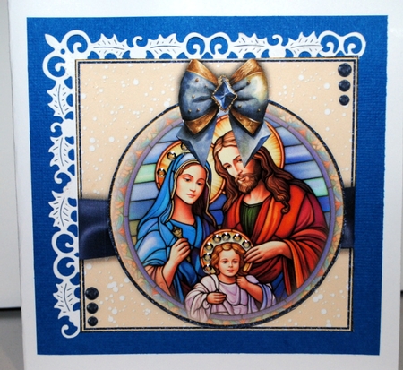 Holy Night Bauble Mini Kit    7X7 by Kristina Norbat