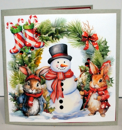 Snowman and Friends by Kristina Norbat