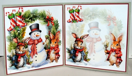 Snowman and Friends by Kristina Norbat