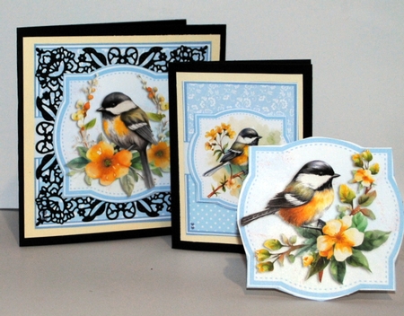 GREAT TIT BIRDS by Kristina Norbat