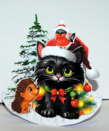 Cute Little Christmas 5 Rocker Card by Kristina Norbat