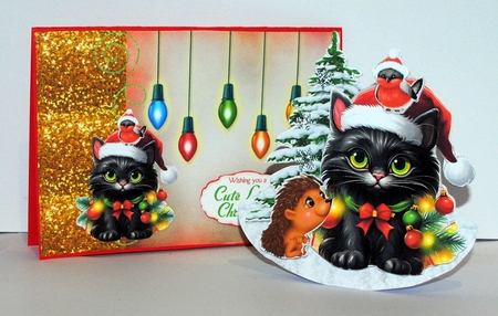 Cute Little Christmas 5 Rocker Card by Kristina Norbat