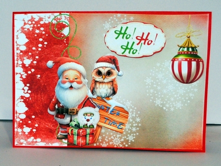 Cute Little Christmas 10 Rocker Card by Kristina Norbat