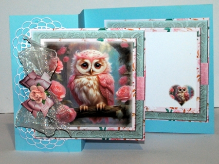 Gorgeous Owl In Pink Mini Kit by Kristina Norbat