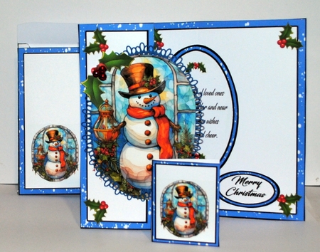 FB Stained glass Snowman by Kristina Norbat