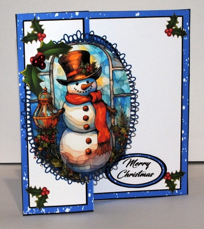 FB Stained glass Snowman by Kristina Norbat
